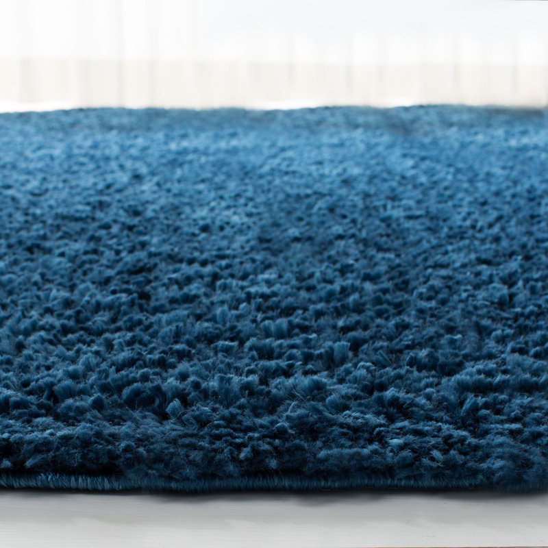 Jiang Navy Area Rug, Rectangle 9' x 12'