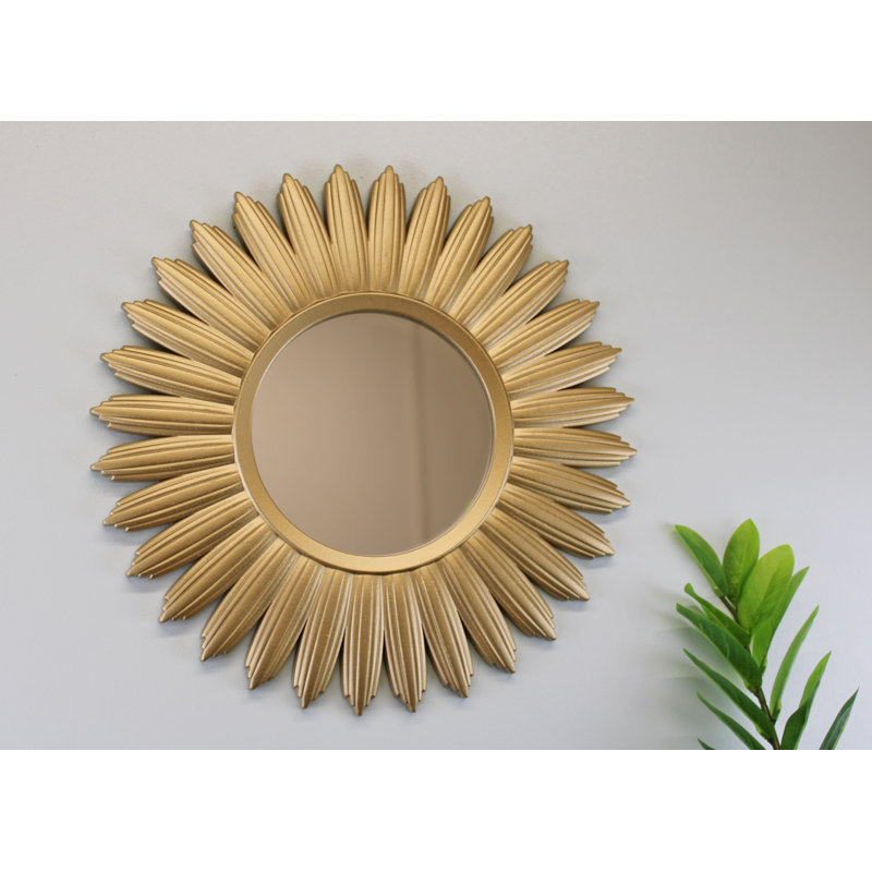 Currier Engineered Wood Flat Wall Mirror