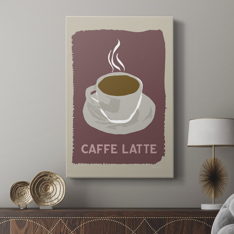 Café moderne - Cavas enveloppés de galerie, H 12 po x l 8 po