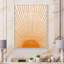 Soleil, art mural sur toile, impression graphique minimaliste orange - Orange Sun Print III-59706907-115844699-116161341