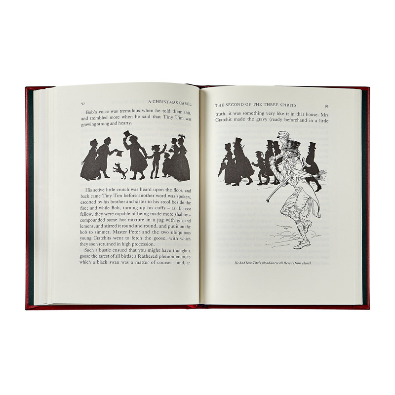 A Christmas Carol Leather Bound Book