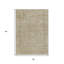 Tapis extérieur lavable abstrait brun clair 3 pi x 5 pi