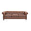 Canapé Chesterfield à accoudoirs roulés 3 places 84,65 po pour salon-132916682