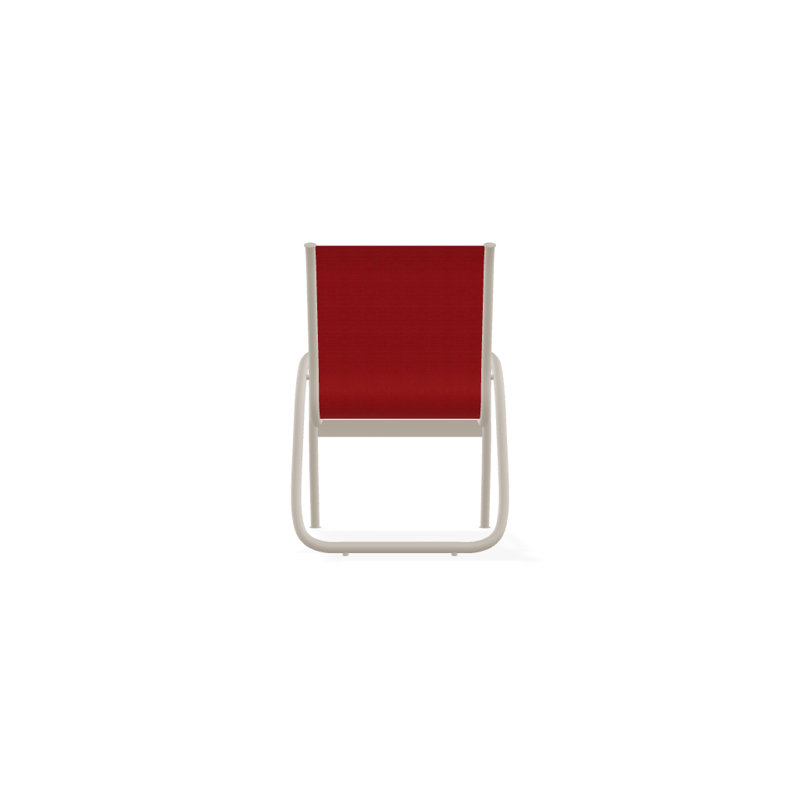 Fauteuil de patio Gardenella, Rouge 1D Sunbrella®, Désert texturé