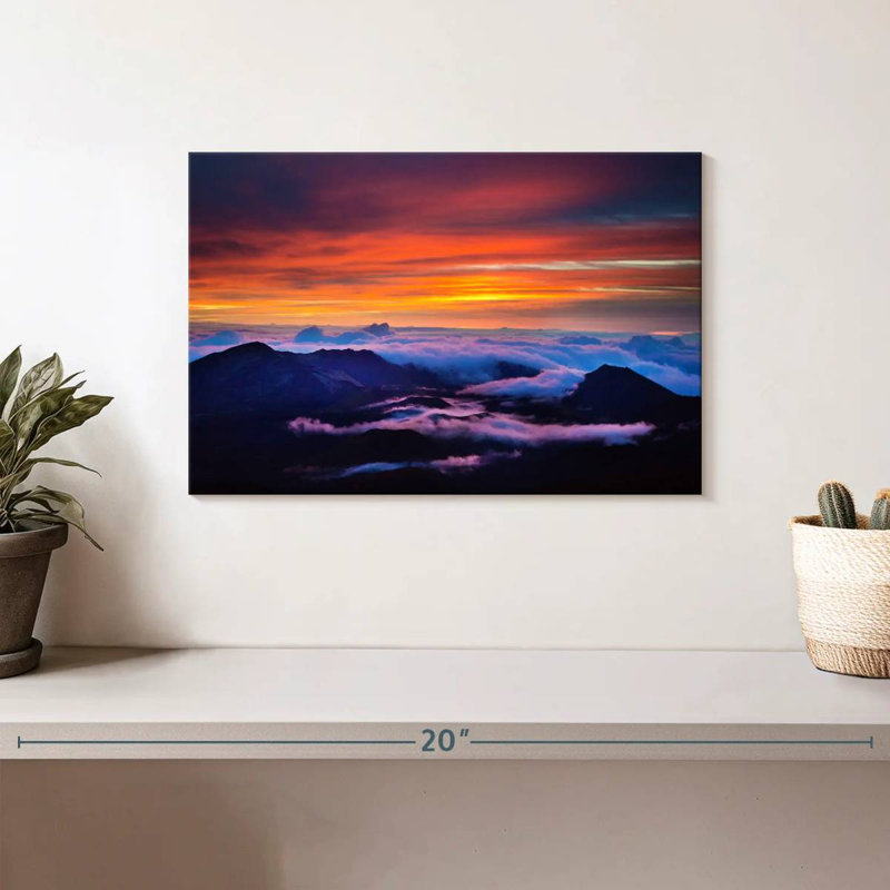 Ravi Haleakala Park Crater At Sunrise, 8" H x 12" W
