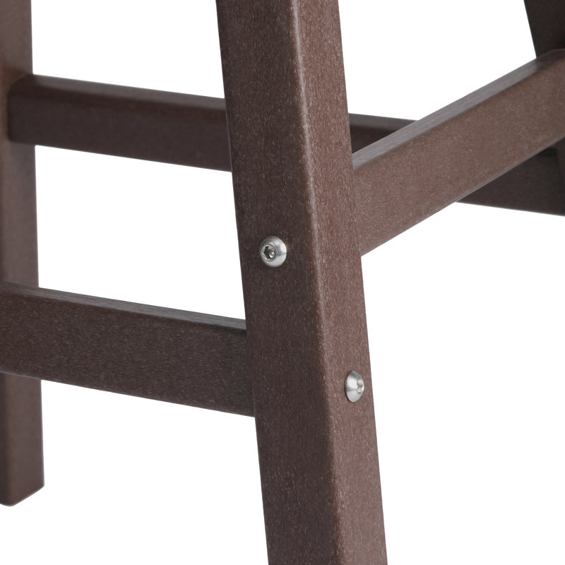 Tabouret d'extérieur Laguna, Marron foncé, 24"