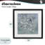 Serene Birds on White Blooms, reproduction encadrée sous verre, design par Nan-360324727-360324721
