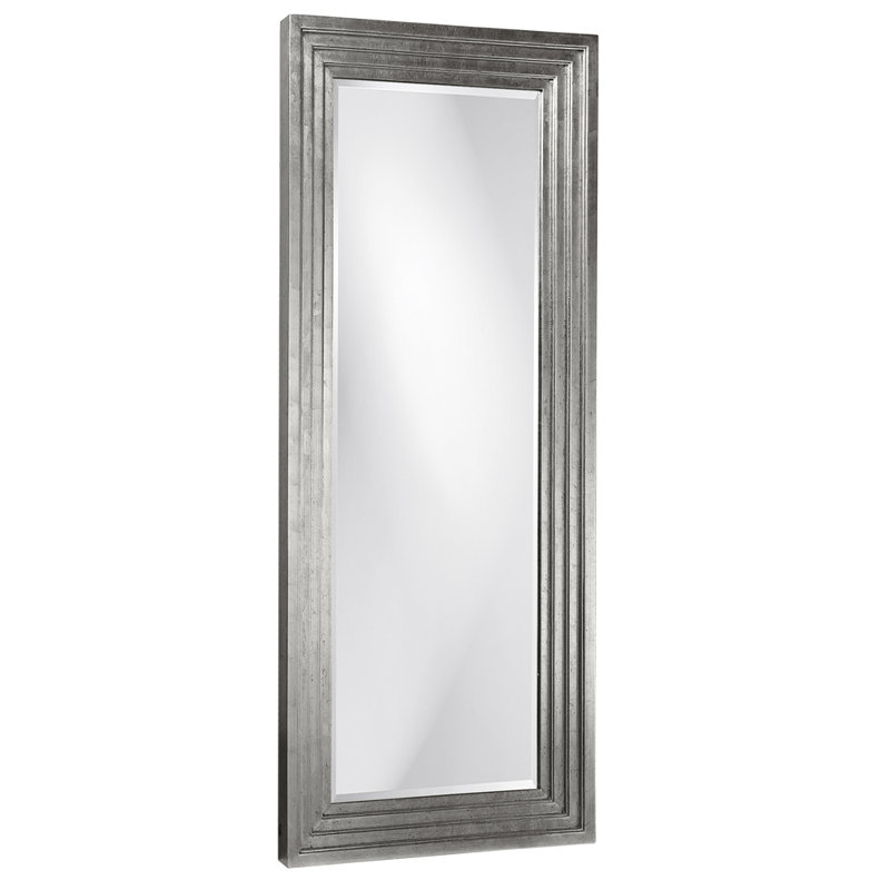 Miroir pleine longueur Amy, 82 po x 34 po, Nickel
