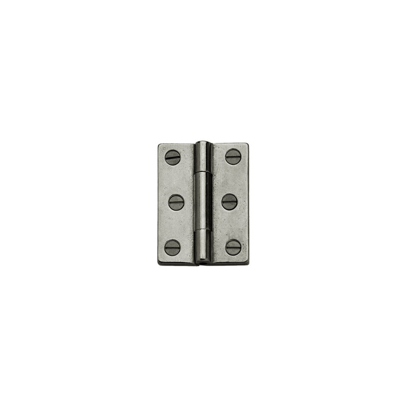 2'' x 1.5'' Metal Butt Hinge, White Bronze Dark