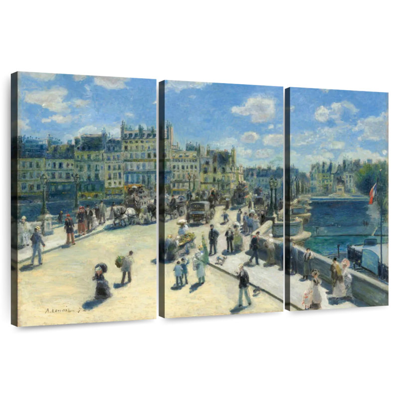 Sebbie Pont Neuf Paris, H 42 po x l 65 po