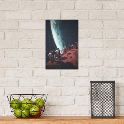 Missing The Ones We Left Behind by Frank Moth - Wrapped Canvas Print