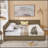 L-shape Corner Bed Frame Velvet Tufted Daybed-382396295-369701718