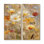 Art sur toile, "Fleurs sauvages d'automne", art mural floral jaune 2 pièces