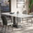 Light luxury fashion rectangular dining table set-103212846