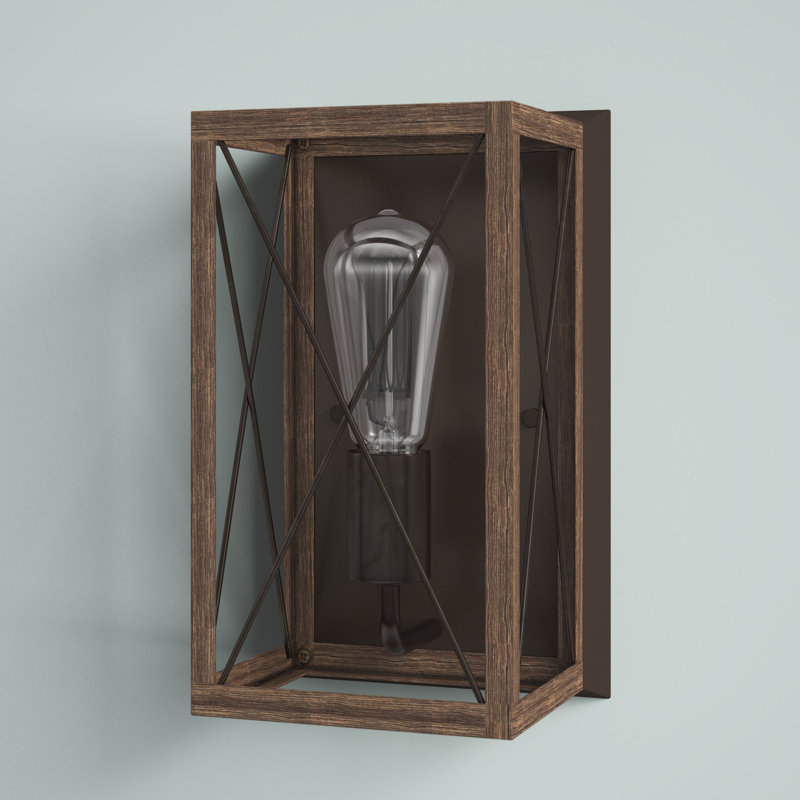 Uschi Flush Mounted Sconce, Antique Bronze