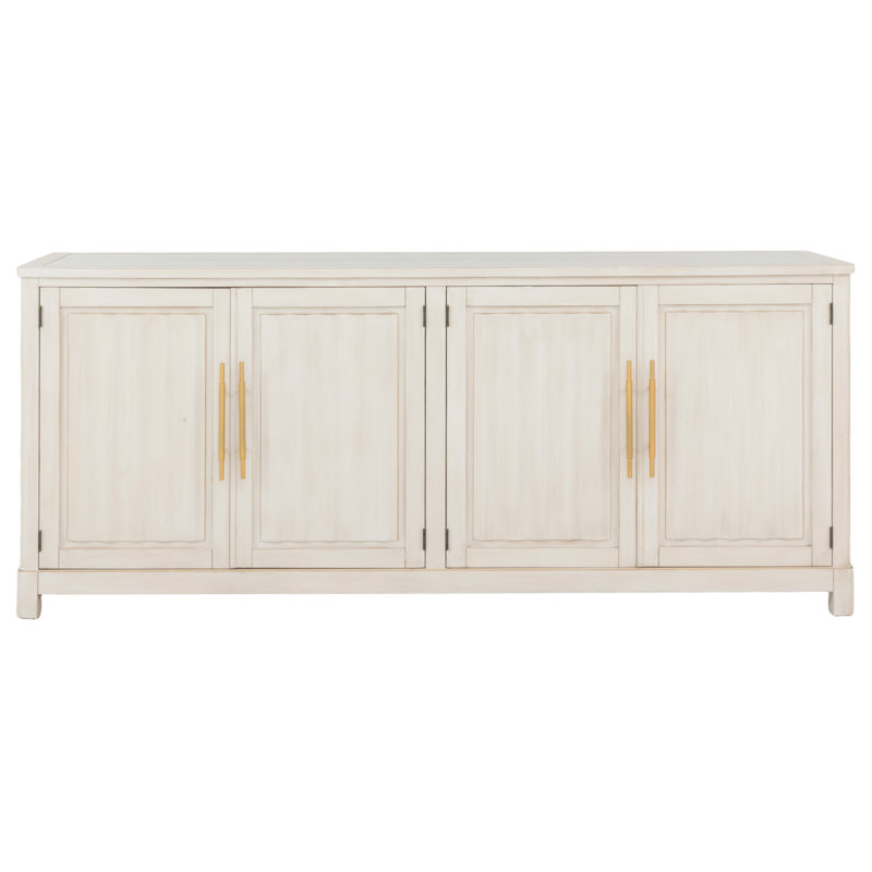 Aria Four Door Credenza in Champagne Mist, Champagne Mist
