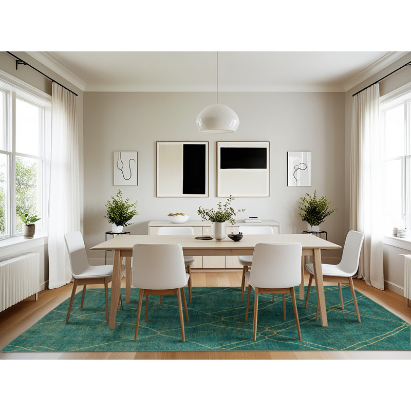 Ameiyah Abstract Indoor Rug, Rectangle 7' x 10'