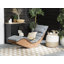 Arbaaz 180 cm Long Acacia Single Chaise with Cushions-1206187288