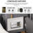 Modern 1 - Drawer Nightstand With Safe Case, Bluetooth Speaker, Wireless Charging & Led Light (pre-assembled)-1796920324