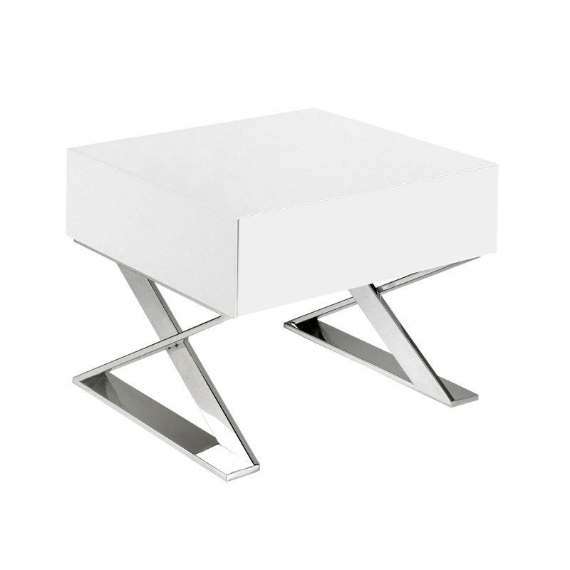 50cm W Manufactured Wood Bedside Table