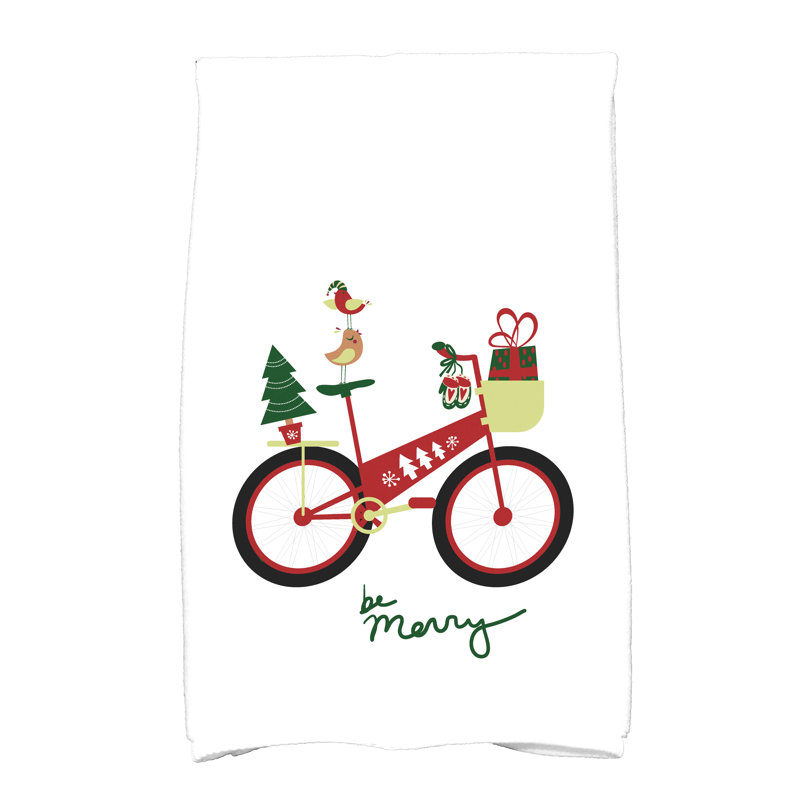Springville Tea Towel Kitchen Towel, Red