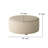 Weigand 39" Wide Round Abstract Cocktail Ottoman-1027230949