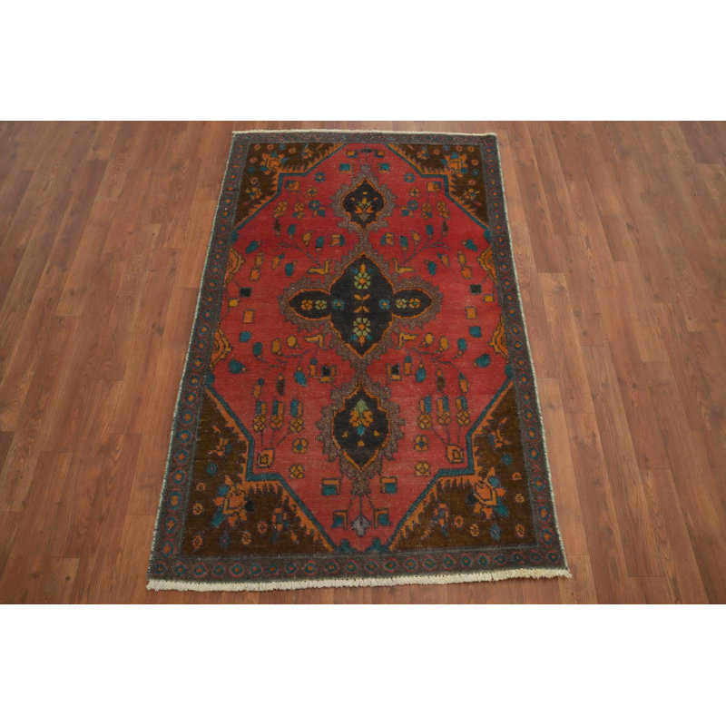 Tapis traditionnel en laine fait à la main 3 x 5