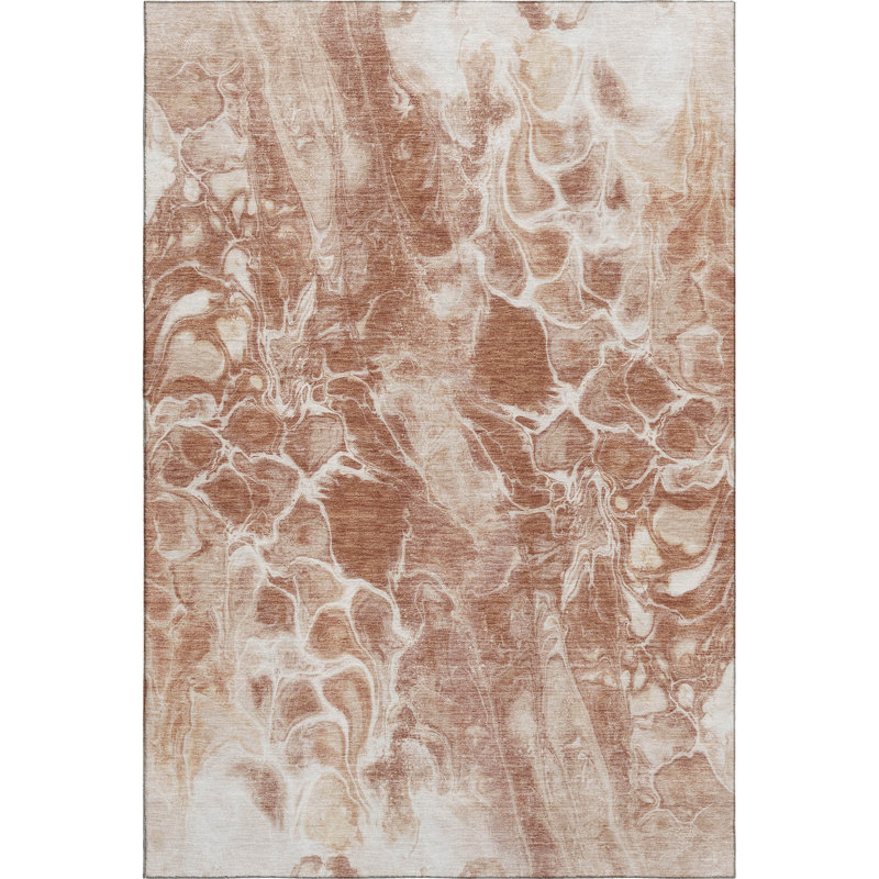Premium Machine Washable Mayfield AMF1936 Abstract Rug, Rectangle 2'6" x 3'10"