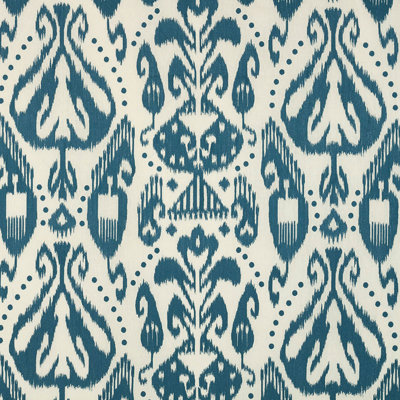 Kiva Embroidered Ikat Fabric