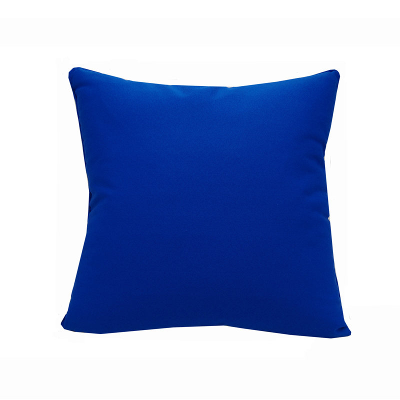 Embroidered Cotton Throw Pillow