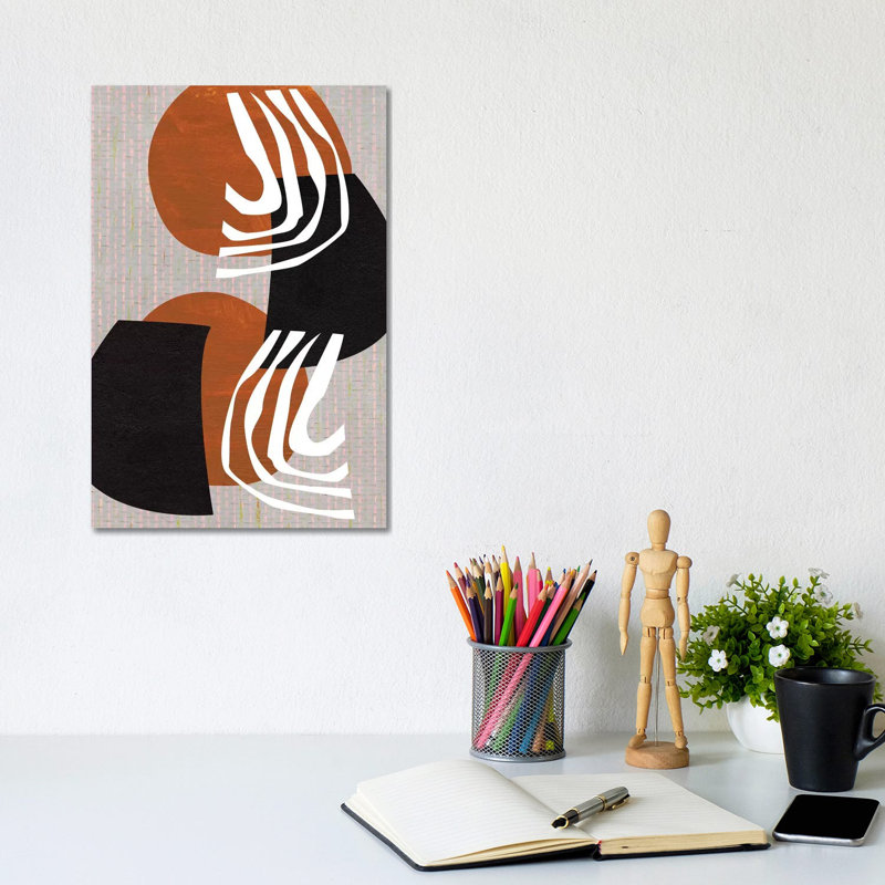 Archetype Structures I by Melissa Wang - Wrapped Canvas Print, 30.48cm H x 20.32cm W x 1.91cm