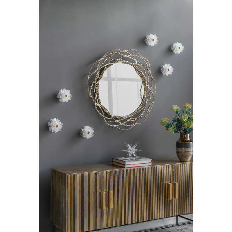 Metal Flat Wall Mirror