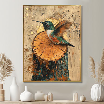 Govinda Hummingbird Into Wood Forest Quest III - Hummingbird Wall Art