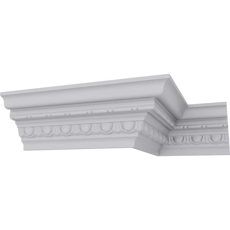 Stockport Primed Polyurethane Traditional Crown Moulding