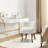 Jonna Tufted Vanity Chair with Solid Wood Legs-2013636538