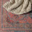 Machine Washable  Oriental Pink/Light Blue Area Rug-1776456848