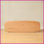 Table basse 100% chêne massif pour salon - tablettes doubles en forme de H renforcées et peu encombrantes
