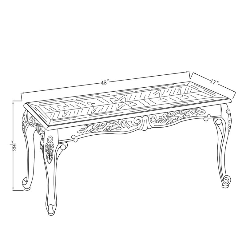 Fetullah 48'' Console Table
