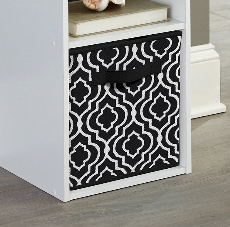Cubeicals Fabric Storage Bin, Black