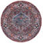 126 M/W S/R Area Rug In Rust / Blue-536983813