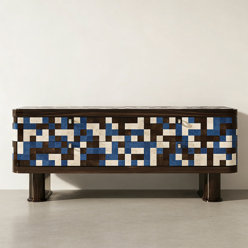Modern Multifunctional Practical Console Table, 29.92" H x 70.87" W x 17.72" D