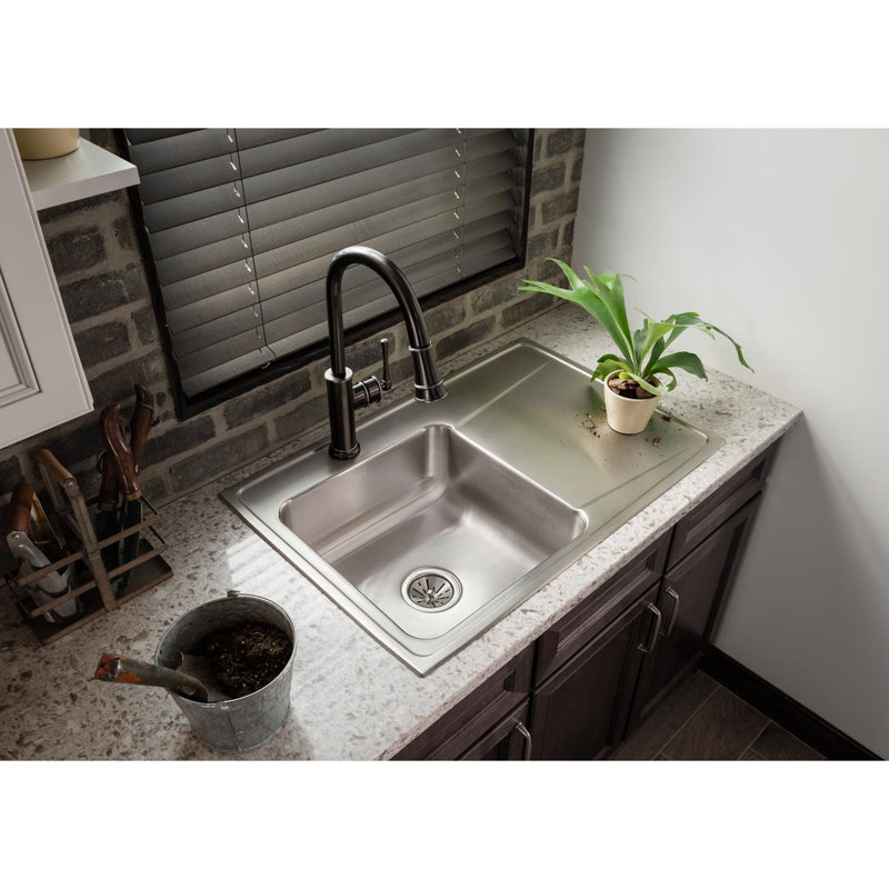Explore Pull Down Single Handle Kitchen Faucet, Antique Steel