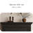 Black Manufactured Wood Electric Fireplace