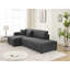 Canapé modulaire en laine Lamb-983293311