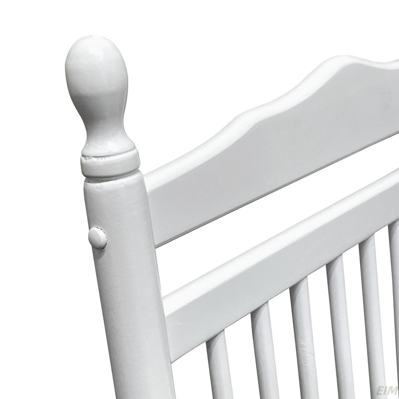 Fauteuil à bascule Balcony Porche, Blanc