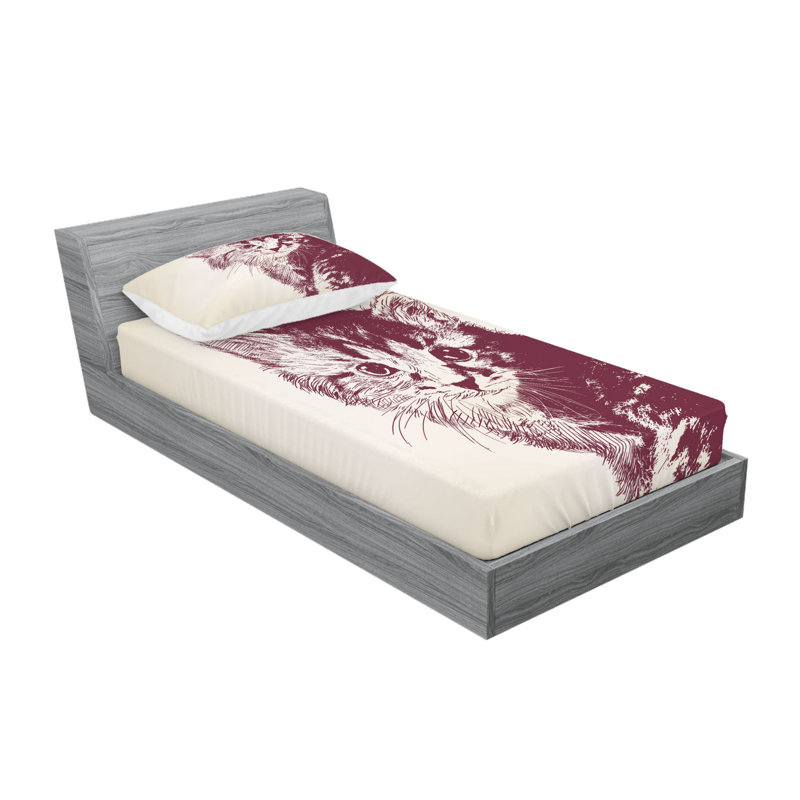 Microfiber Sheet Set, Twin XL Sheet Set with Fitted Sheet