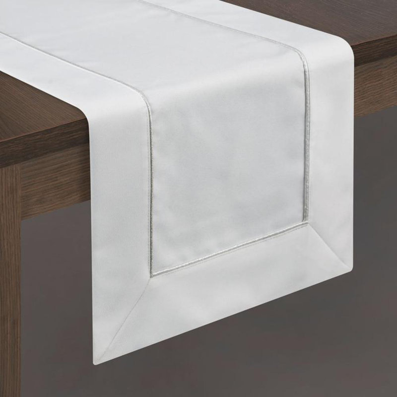 Madele Tablecloth 40 X 140 Cm White, 40cm W x 140cm L