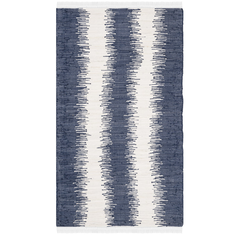 Tapis bleu foncé, Rectangle 5 pi x 7 pi