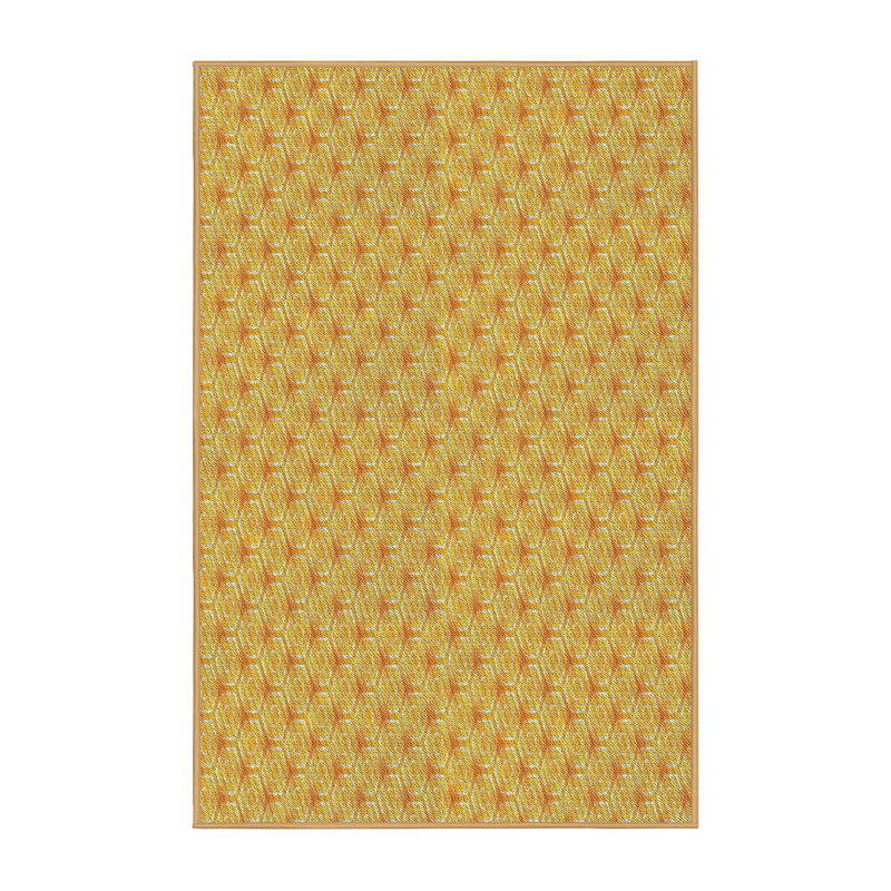 Geometric Indoor Rug, Rectangle 5' x 8'
