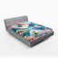 Drap-housse Ambesonne Lake_ Papillons, fleurs de cerisier_ Rose ciel bleu vert-95976462